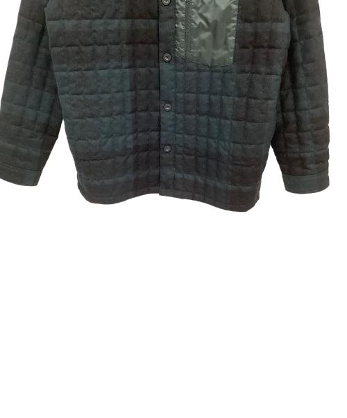 Patagonia（パタゴニア）Patagonia (パタゴニア) キルティングダウンジャケット ブラック×グリーン サイズ:Mの古着・服飾アイテム