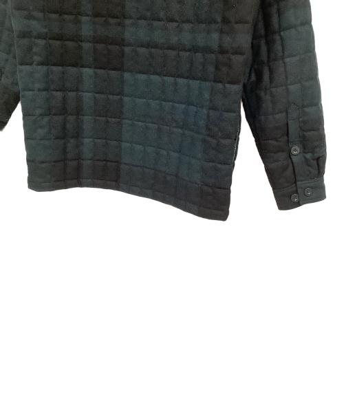 Patagonia（パタゴニア）Patagonia (パタゴニア) キルティングダウンジャケット ブラック×グリーン サイズ:Mの古着・服飾アイテム