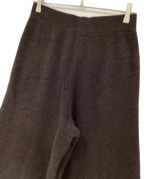C.T.plage（シーティープラージュ）C.T.plage (シーティープラージュ) ラクーンウールカシミヤワイドパンツ ブラウン サイズ:40 未使用品の古着・服飾アイテム