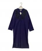 TORRAZZO DONNAトラッゾドンナ）の古着「長袖ワンピース」｜ネイビー