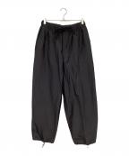 MARKAマーカ）の古着「タイプライター コクーンワイドイージーパンツ」｜ブラック