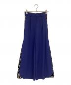 HARE×Adoハレ×アド）の古着「サイドジャガードキリカエパンツ」｜ネイビー