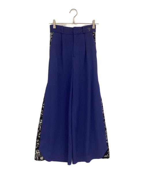 HARE（ハレ）HARE (ハレ) Ado (アド) サイドジャガードキリカエパンツ ネイビー サイズ:FREEの古着・服飾アイテム