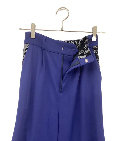 HARE（ハレ）HARE (ハレ) Ado (アド) サイドジャガードキリカエパンツ ネイビー サイズ:FREEの古着・服飾アイテム