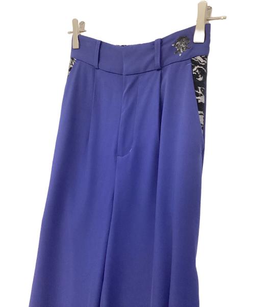 HARE（ハレ）HARE (ハレ) Ado (アド) サイドジャガードキリカエパンツ ネイビー サイズ:FREEの古着・服飾アイテム