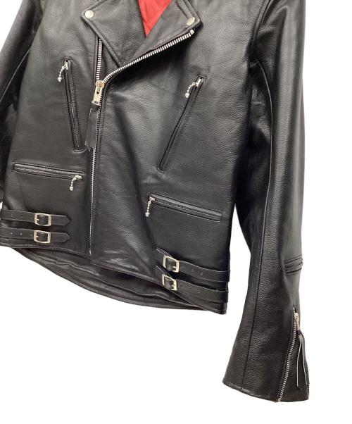 Freeclom（フリークロム）Freeclom (フリークロム) ダブルライダースジャケット ブラック サイズ:42の古着・服飾アイテム