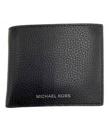MICHAEL KORS（マイケルコース）の古着「2つ折り財布」｜ブラック
