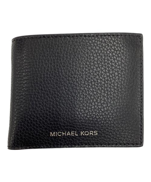 MICHAEL KORS（マイケル・コース）MICHAEL KORS (マイケル・コース) 2つ折り財布 ブラックの古着・服飾アイテム
