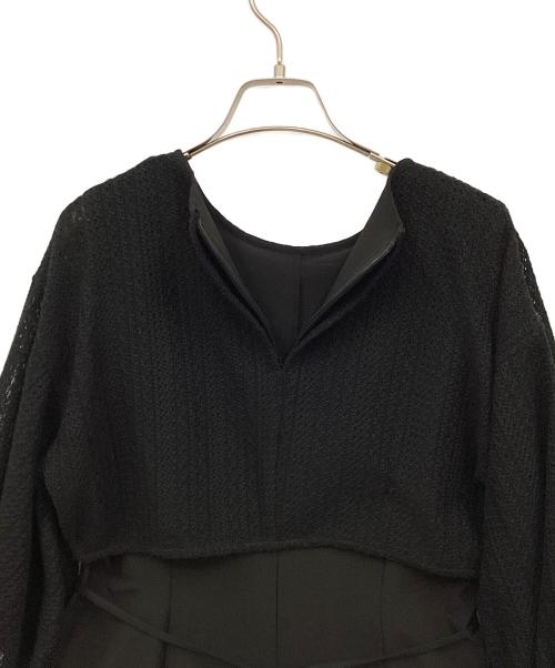 STYLE MIXER（スタイルミキサー）STYLE MIXER (スタイルミキサー) 半袖ワンピース ブラック サイズ:M 未使用品の古着・服飾アイテム