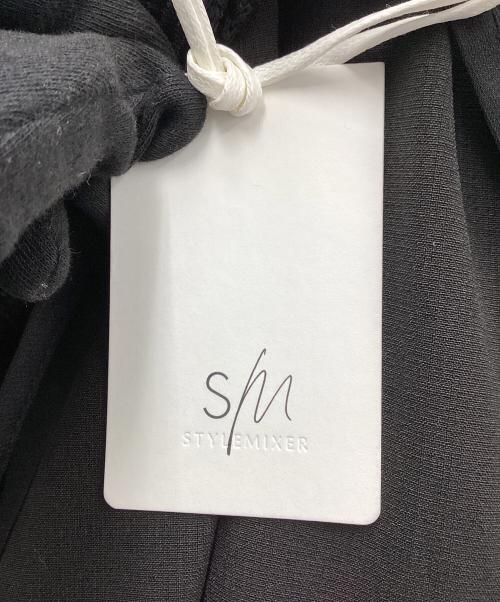 STYLE MIXER（スタイルミキサー）STYLE MIXER (スタイルミキサー) 半袖ワンピース ブラック サイズ:M 未使用品の古着・服飾アイテム