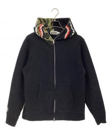 A BATHING APE（ア ベイシング エイプ）の古着「ジップアップパーカー」｜ブラック