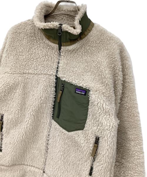 Patagonia（パタゴニア）Patagonia (パタゴニア) レトロXジャケット ベージュ×オリーブ サイズ:XXLの古着・服飾アイテム