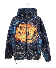 DIESEL（ディーゼル）の古着「フーデッドジャケット」｜ネイビー×レッド