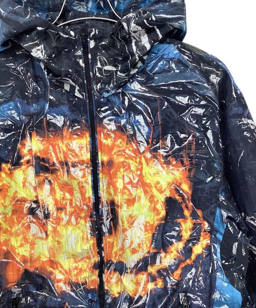 DIESEL（ディーゼル）DIESEL (ディーゼル) フーデッドジャケット ネイビー×レッド サイズ:48の古着・服飾アイテム