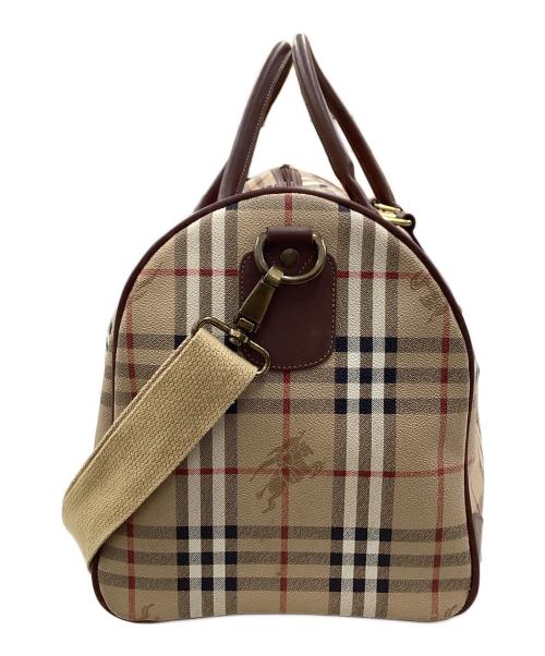 Burberry's（バーバリー）Burberry's (バーバリー) バーバリー/2WAYボストンバッグ ブラウン×ブラックの古着・服飾アイテム