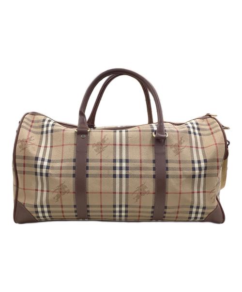 Burberry's（バーバリー）Burberry's (バーバリー) バーバリー/2WAYボストンバッグ ブラウン×ブラックの古着・服飾アイテム
