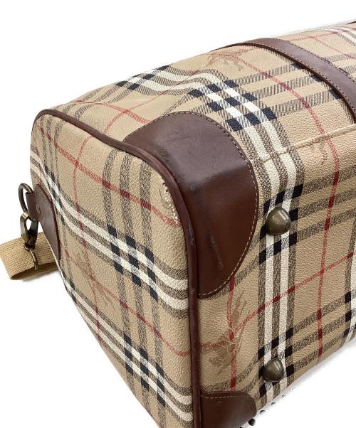 Burberry's（バーバリー）Burberry's (バーバリー) バーバリー/2WAYボストンバッグ ブラウン×ブラックの古着・服飾アイテム