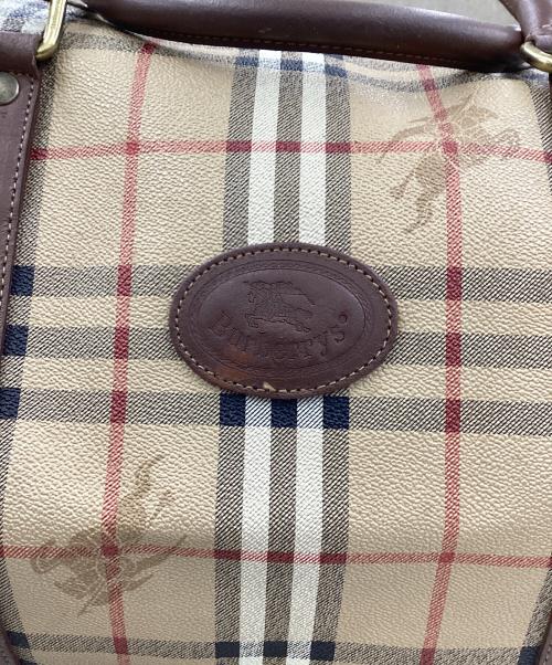 Burberry's（バーバリー）Burberry's (バーバリー) バーバリー/2WAYボストンバッグ ブラウン×ブラックの古着・服飾アイテム