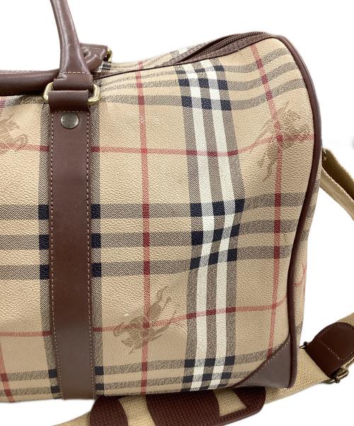 Burberry's（バーバリー）Burberry's (バーバリー) バーバリー/2WAYボストンバッグ ブラウン×ブラックの古着・服飾アイテム