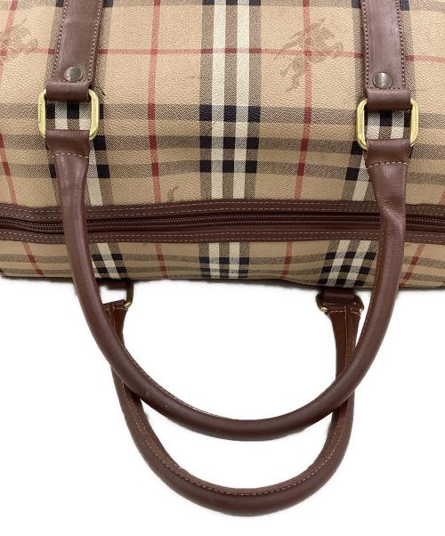 Burberry's（バーバリー）Burberry's (バーバリー) バーバリー/2WAYボストンバッグ ブラウン×ブラックの古着・服飾アイテム