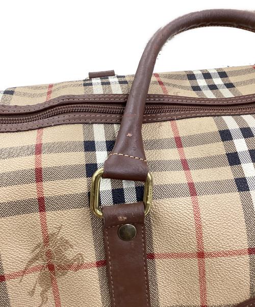 Burberry's（バーバリー）Burberry's (バーバリー) バーバリー/2WAYボストンバッグ ブラウン×ブラックの古着・服飾アイテム