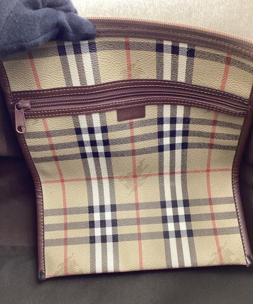 Burberry's（バーバリー）Burberry's (バーバリー) バーバリー/2WAYボストンバッグ ブラウン×ブラックの古着・服飾アイテム