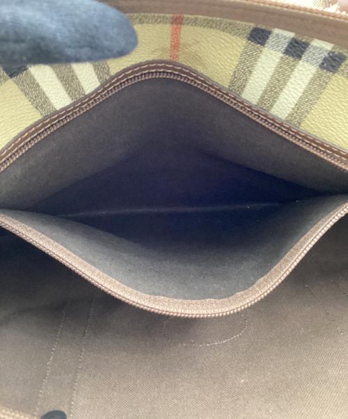 Burberry's（バーバリー）Burberry's (バーバリー) バーバリー/2WAYボストンバッグ ブラウン×ブラックの古着・服飾アイテム