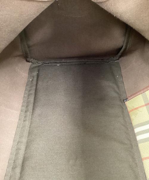 Burberry's（バーバリー）Burberry's (バーバリー) バーバリー/2WAYボストンバッグ ブラウン×ブラックの古着・服飾アイテム