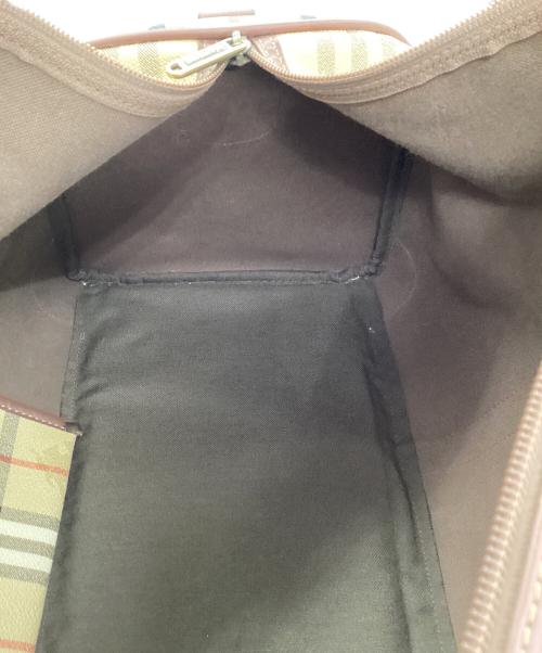 Burberry's（バーバリー）Burberry's (バーバリー) バーバリー/2WAYボストンバッグ ブラウン×ブラックの古着・服飾アイテム