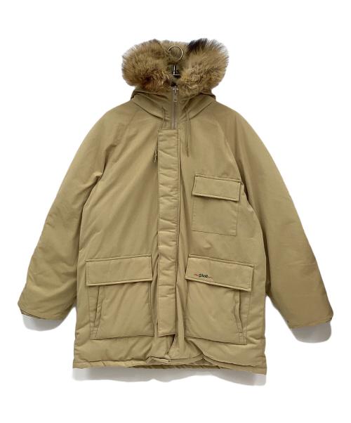 Schott（ショット）Schott (ショット) ダウンジャケット ベージュ サイズ:Lの古着・服飾アイテム