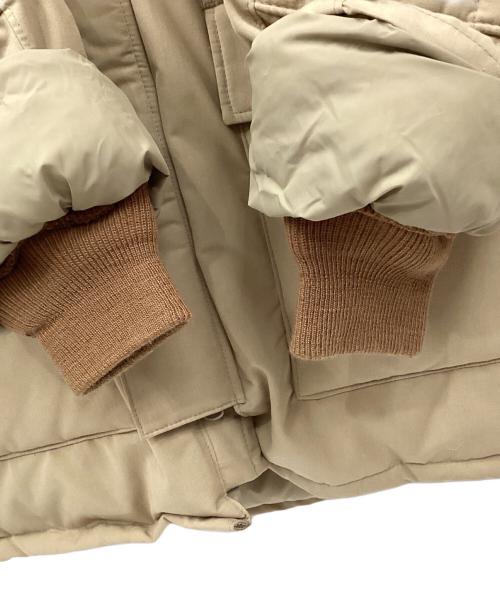 Schott（ショット）Schott (ショット) ダウンジャケット ベージュ サイズ:Lの古着・服飾アイテム