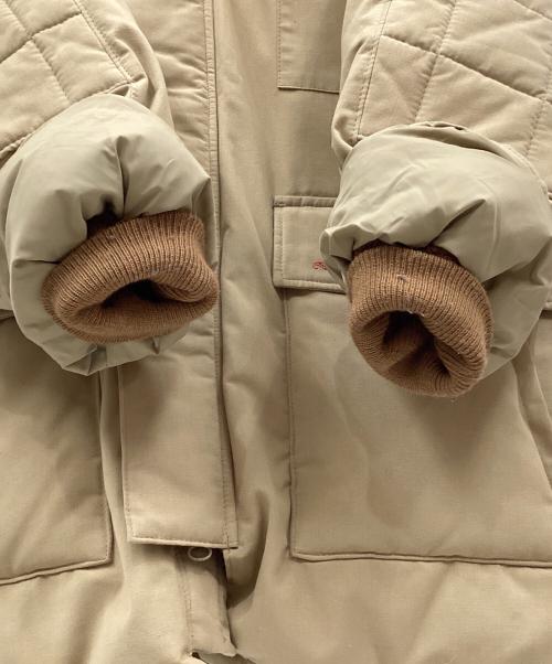 Schott（ショット）Schott (ショット) ダウンジャケット ベージュ サイズ:Lの古着・服飾アイテム