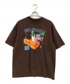 bud banny×Coachellaバッドバニー×）の古着「半袖カットソー」｜ブラウン