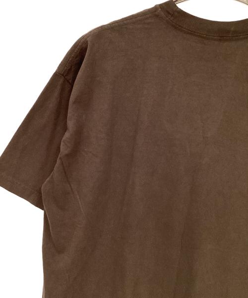 bud banny（バッドバニー）bud banny (バッドバニー) Coachella 半袖カットソー ブラウン サイズ:XLの古着・服飾アイテム