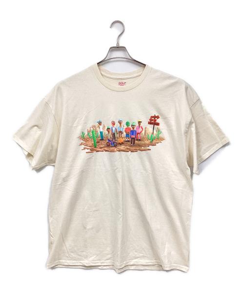 GOLF WANG（ゴルフワン）GOLF WANG (ゴルフワン) 半袖Tシャツ ベージュ サイズ:XXLの古着・服飾アイテム