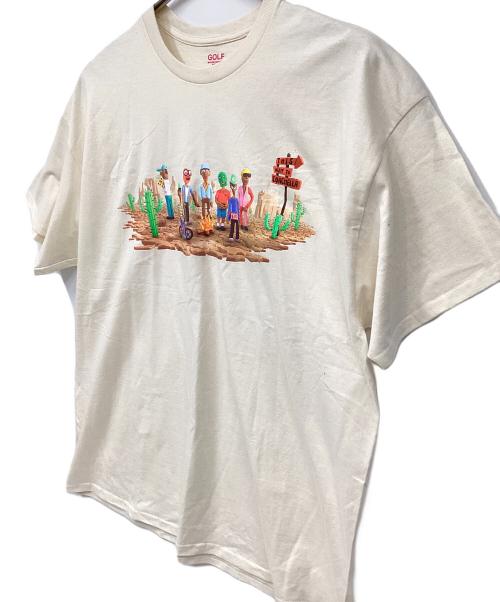 GOLF WANG（ゴルフワン）GOLF WANG (ゴルフワン) 半袖Tシャツ ベージュ サイズ:XXLの古着・服飾アイテム