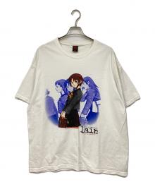 GEEKS RULE×serial experiments lain（ギークスルール×シリアルエクスペリメンツレイン）の古着「プリントTシャツ」｜ホワイト
