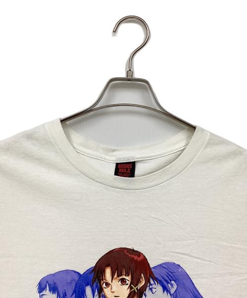 GEEKS RULE（ギークスルール）GEEKS RULE (ギークスルール) serial experiments lain (シリアルエクスペリメンツレイン) プリントTシャツ ホワイト サイズ:XXLの古着・服飾アイテム