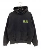 oklamaオクラマ）の古着「プルオーバーパーカー」｜ブラック