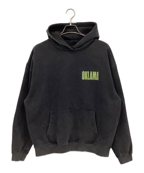 oklama（オクラマ）oklama (オクラマ) プルオーバーパーカー ブラック サイズ:Lの古着・服飾アイテム