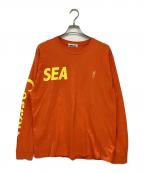 WIND AND SEAウィンダンシー）の古着「LONG SLEEVE TEE」｜オレンジ