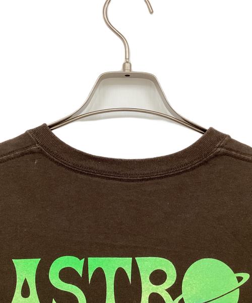 Travis Scott（トラヴィススコット）Travis Scott (トラヴィススコット) 半袖Tシャツ ブラウン サイズ:XLの古着・服飾アイテム