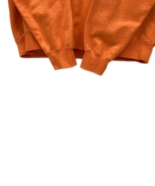 THE BLACK EYE PATCH（ブラックアイパッチ）THE BLACK EYE PATCH (ブラックアイパッチ) クルーネックスウェット オレンジ サイズ:XLの古着・服飾アイテム