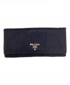 PRADAプラダ）の古着「プラダ/1M1132/長財布」｜ブラック