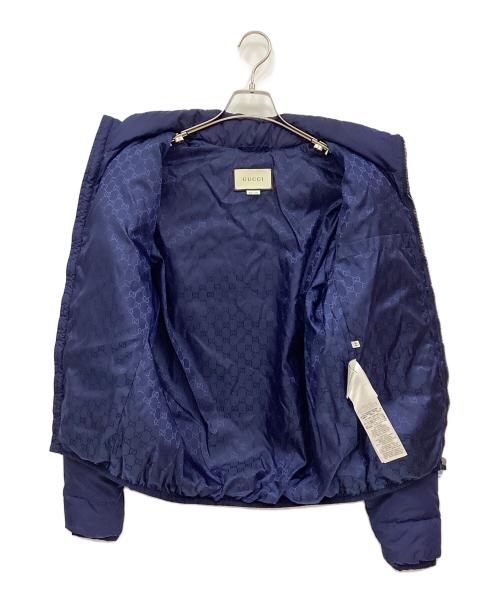 GUCCI（グッチ）GUCCI (グッチ) ダウンジャケット ネイビー サイズ:44の古着・服飾アイテム
