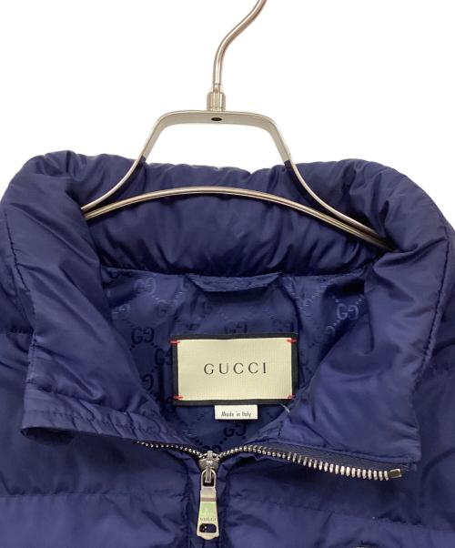 GUCCI（グッチ）GUCCI (グッチ) ダウンジャケット ネイビー サイズ:44の古着・服飾アイテム