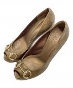 GUCCIグッチ）の古着「パンプス」｜オリーブ