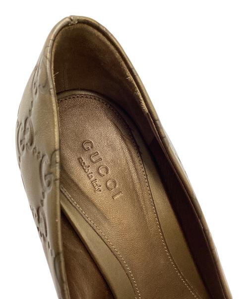 GUCCI（グッチ）GUCCI (グッチ) パンプス オリーブ サイズ:36の古着・服飾アイテム