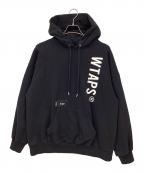 WTAPSダブルタップス）の古着「SIGN HOODY」｜ブラック