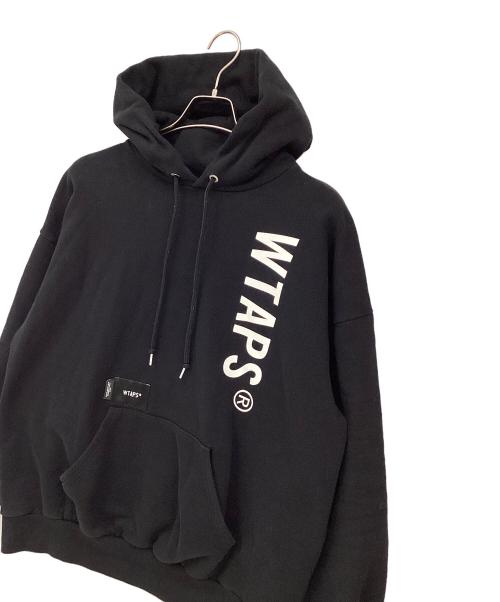 WTAPS（ダブルタップス）WTAPS (ダブルタップス) SIGN HOODY ブラック サイズ:3の古着・服飾アイテム